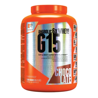 Гейнер Extrifit (G15 Anabolic Gainer) — 3000 г, шоколад