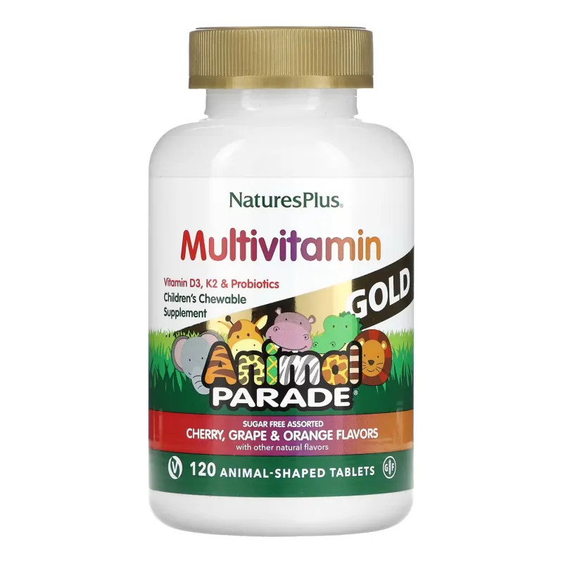 Детские мультивитамины, Gold Assorted Chewable - 120 tabs