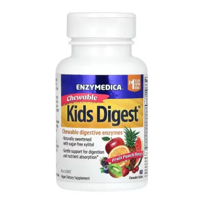 Пищеварительные ферменты для детей, Kids Digest - 60 Chewable tabs