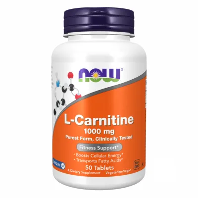 Л-Карнітин, L-Carnitine 1000 mg - 50 tabs