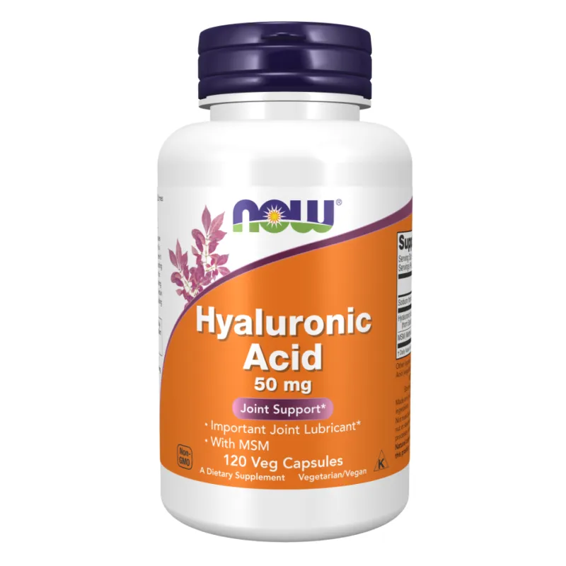 Гиалуроновая кислота + МСМ, Hyaluronic Acid 50mg+MCM - 120 vcaps
