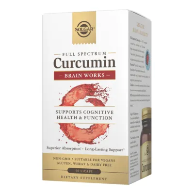 Куркумин, Full Spectrum Curcumin Brain Works - 90 Licaps