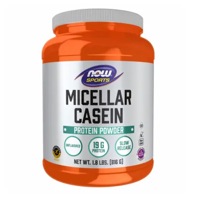 Казеїн Now Foods (Micellar Casein) — 816 г, без смаку