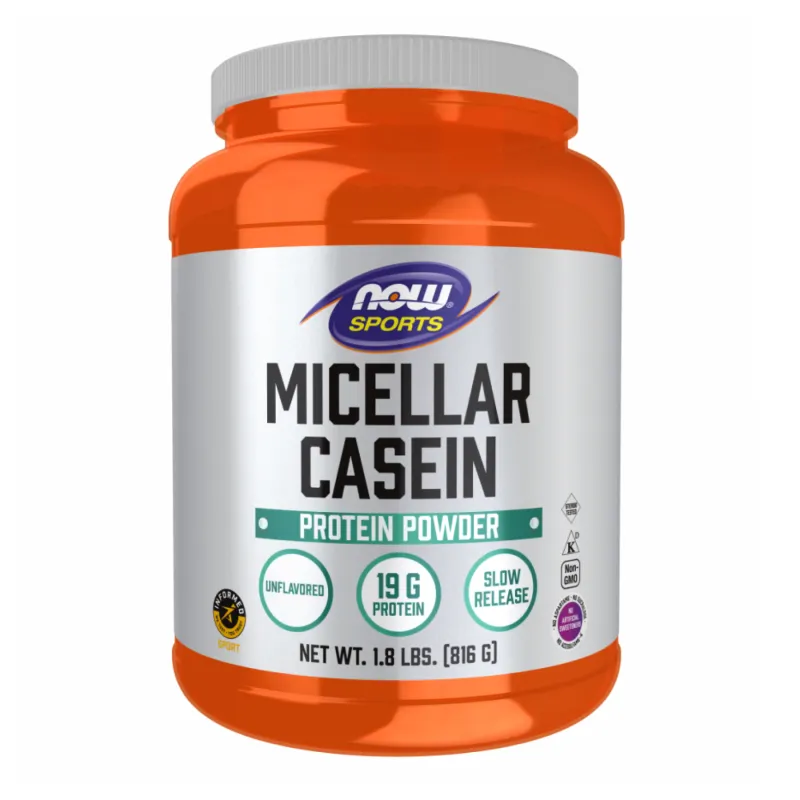 Казеїн Now Foods (Micellar Casein) — 816 г, без смаку