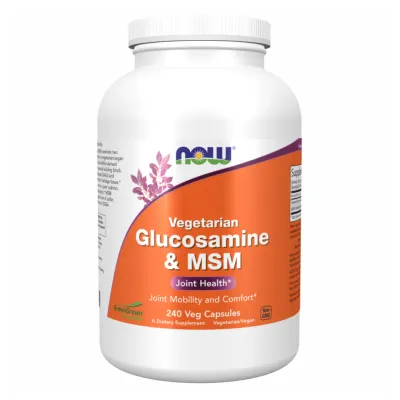 Вегетерианский глюкозамин и МСМ, Veg Glucosamin & MSM 500/500 - 240 vcaps