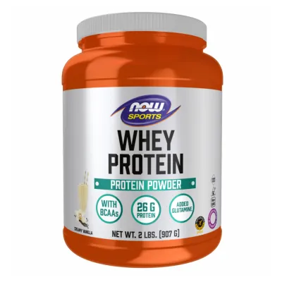 Сироватковий протеїн Now Foods — 907 г, ваніль