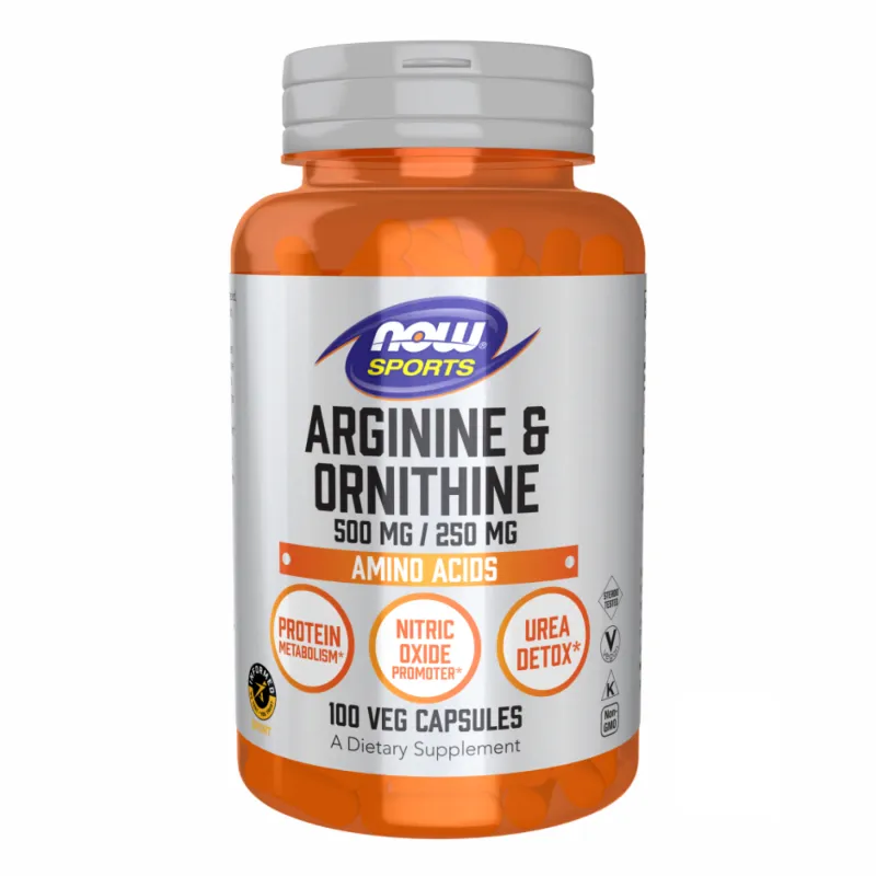 Аргинин и Орнитин, Arginine/Ornithine - 100 vcaps