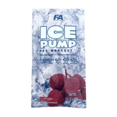 Передтренувальник FA Nutrition (Ice Pump Pre Workout) — 18,5 г, icy lychee, для сили та тренувань