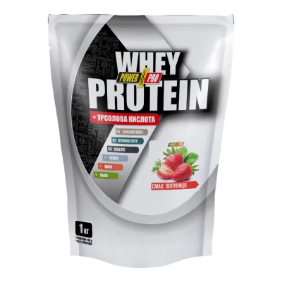 Протеїн, Whey Protein - 1000g Strawberry