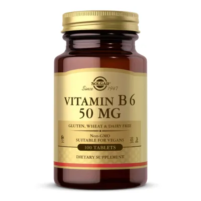 Витамин В6, Vitamin B6 50mg - 100 tabs