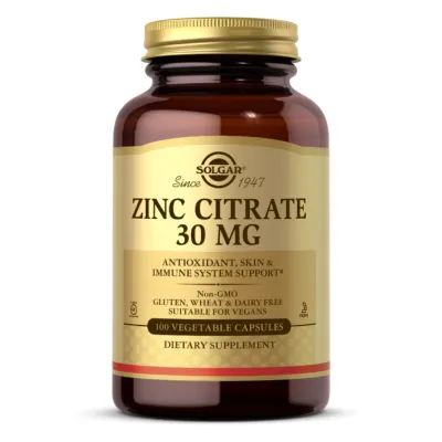 Zinc Citrate 30mg - 100 vcaps