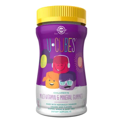 Мультивитамины и минералы для детей, U-Cubes Children's Multi-Vitamin & Mineral - 60 Gummies