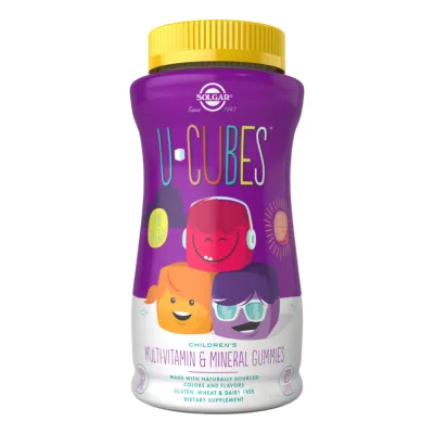 Мультивитамины и минералы для детей, U-Cubes™ Children's Multi-Vitamin & Mineral - 120 Gummies