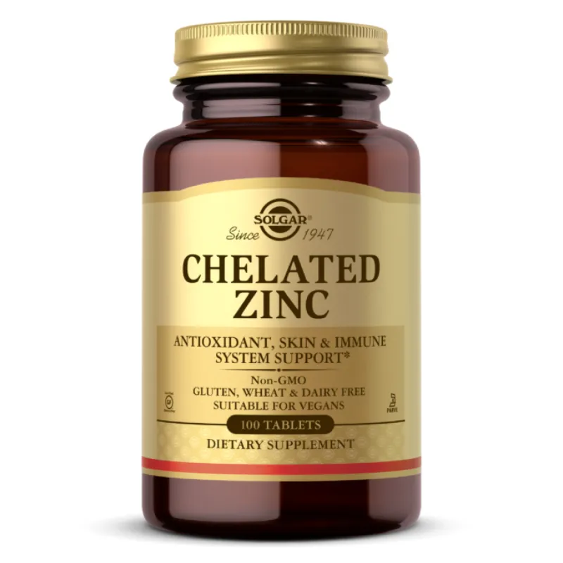 Хелатный Цинк, Chelated Zinc - 100 tabs