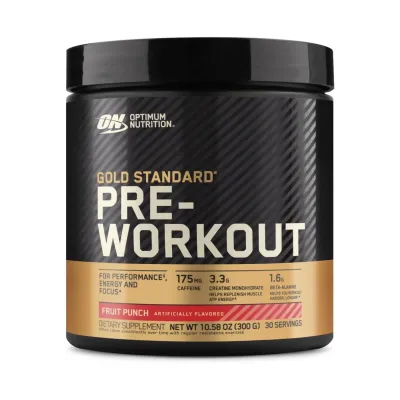 Предтренировочный комплекс, Gold Standard Pre Workout - 300g Fruit Punch