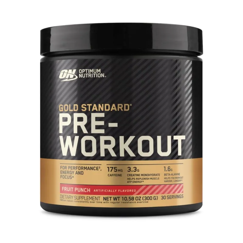 Передтренувальний комплекс, Gold Standard Pre Workout - 300g Fruit Punch