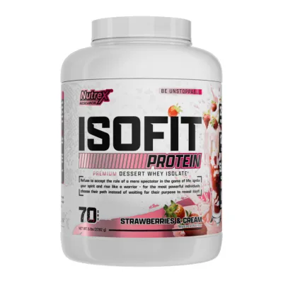 Сироватковий ізолят, Isofit - 70srv Strawberries Cream