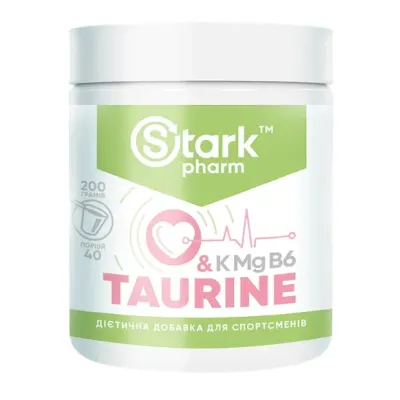 Таурін, Магній, Вітамін B6, Taurine MgB6 - 200g