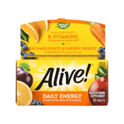 Мультивітаміни, Daily Energy (With Iron) - 60 tabs