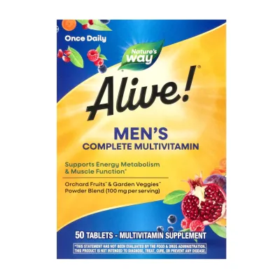 Мультивітаміни для чоловіків, Men's Complete Multivitamin - 50 tabs
