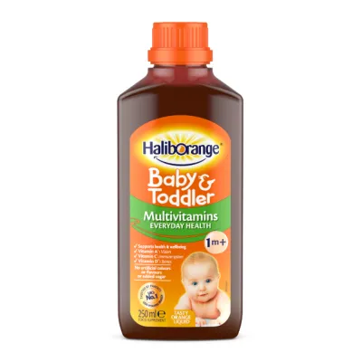 Мультивитамины для детей, Baby Toddler - 250ml Orange