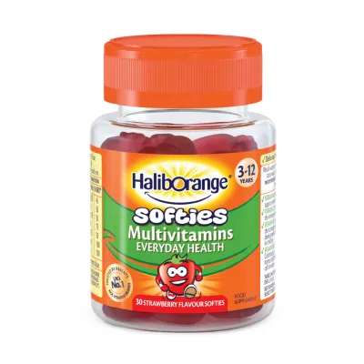 Мультивитамины для детей, Softies Multivitamins - 30 softgels Strawberry