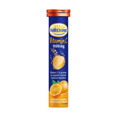 Витамин С, Vitamin C 1000mg - 20 tabs Orange