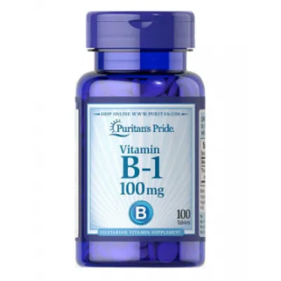 Вітамін В-1, Vitamin B-1 100mg - 100 tablets