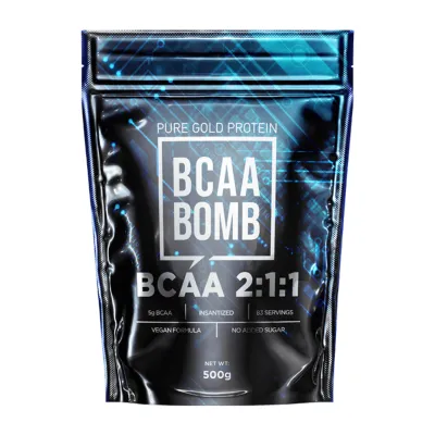 BCAA амінокислоти Pure Gold (Bomb 2-1-1) — 500 г, кавун