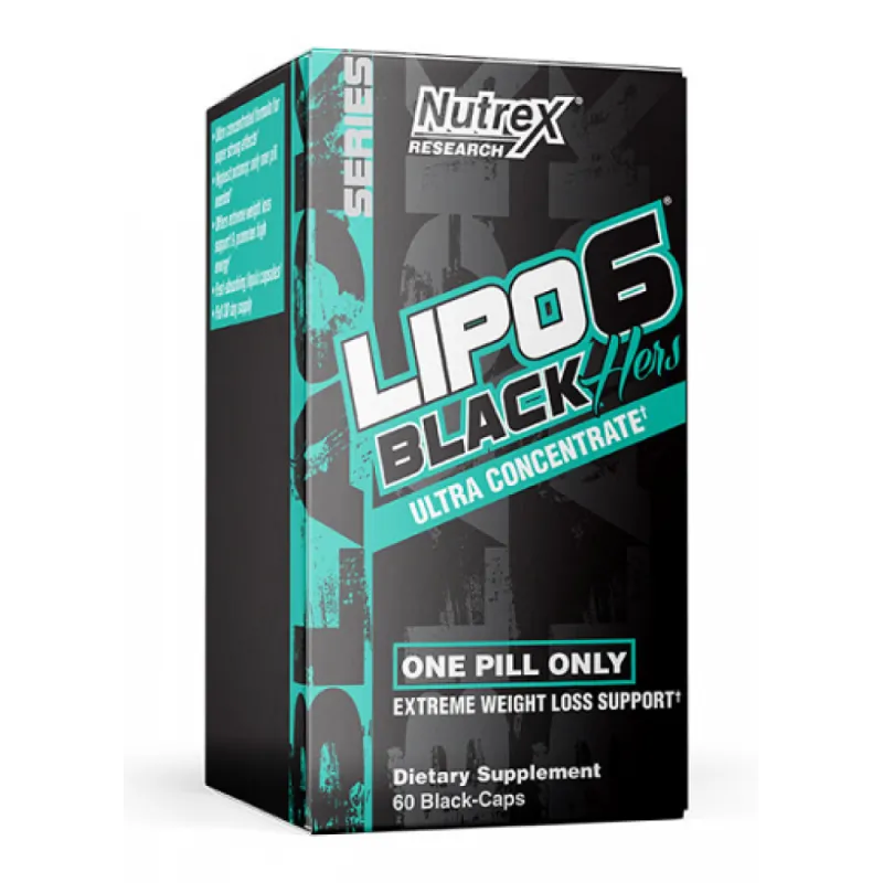 Жироспалювач, Lipo 6 Black Hers UC - 60 caps