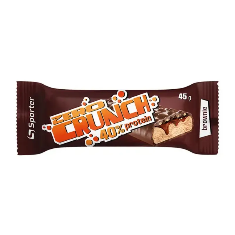 Zero Crunch 40% Protein 24x45g Brauni