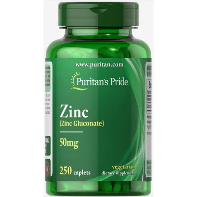 Цинк, Zinc 50 mg - 250 Caplets