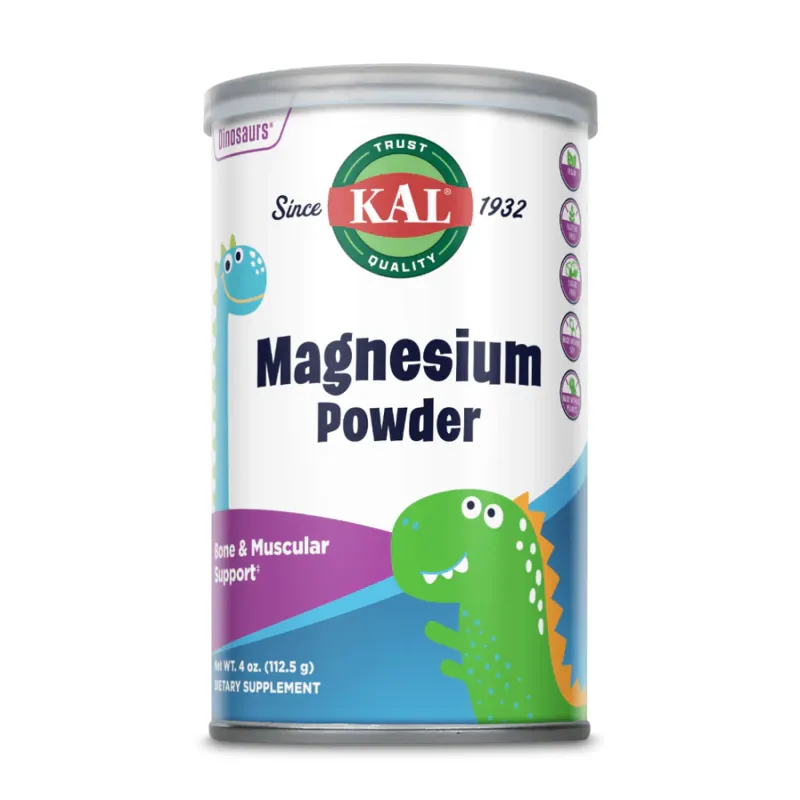 Детский магний цитрат, Magnesium Powder 200mg - 4oz Unflavored