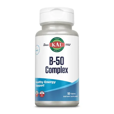 Вітаміни групи Б, B-50 Complex - 50 tabs