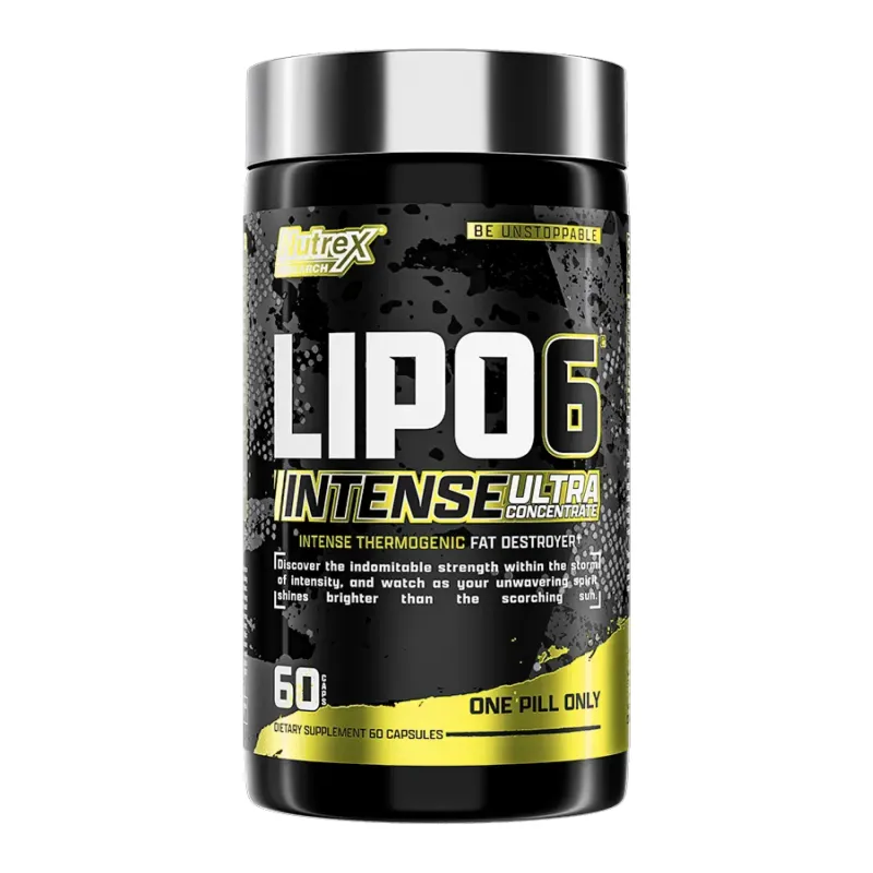 Жироспалювач, Lipo 6 BLACK INTENSE - 60 caps