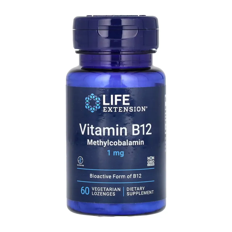 Витамин Б12, Vitamin B12 Methylcobalamin 1 mg - 60 Loz