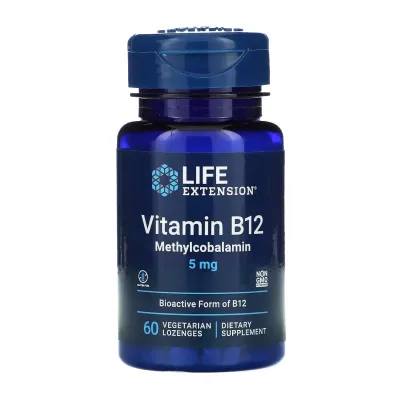 Витамин Б12, Vitamin B12 Methylcobalamin 5 mg - 60 vcaps