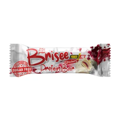Протеїнові батончики, Brisee 25% - 20х55g Strawberry