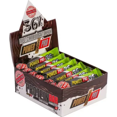 Протеїнові батончики, Protein Bar 36% Nuts without sugar - 20 шт
