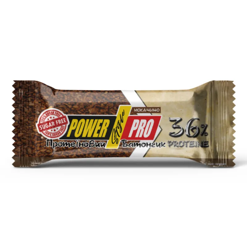 Протеиновые батончики, Protein Bar 36%SUGAR FREE - 20x60g Mochachino