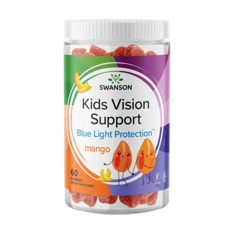 Лютеин и зеаксантин, Kids Vision Support - 60 gummies Mango
