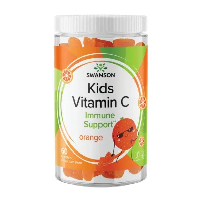 Витамин С, Kids Vitamin C Gummies - 60 gummies Orange