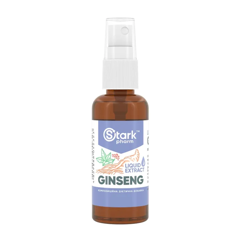 Рідкий екстракт женьшеню, Ginseng Liquid Extract - 50ml