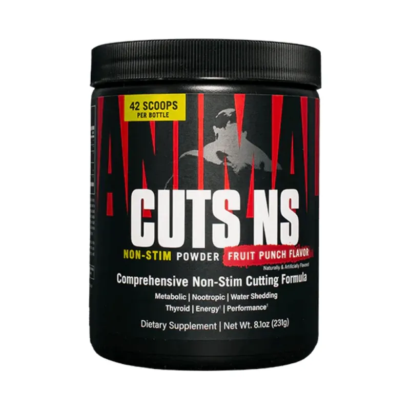 Жироспалювач без стимуляторів, Animal Cuts NS Powder - 226g Blueberry Lemonade