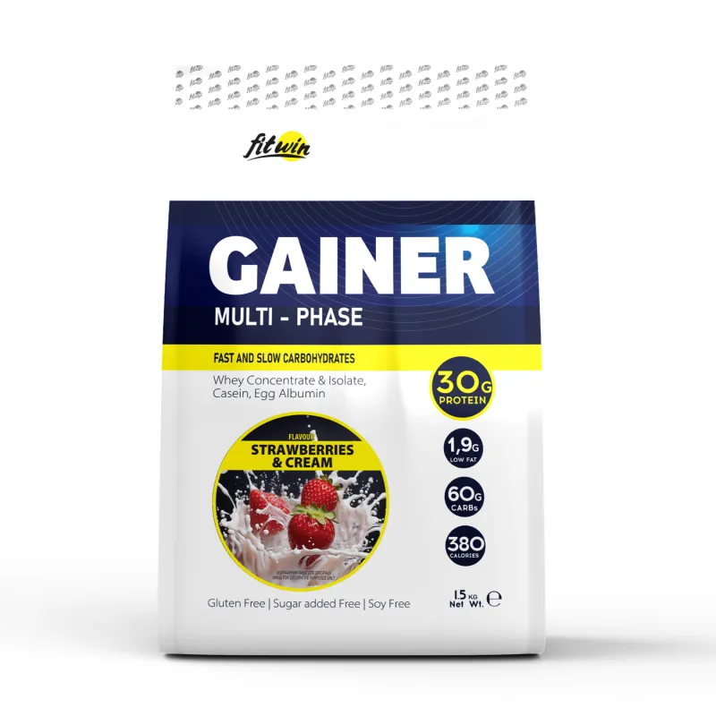 Гейнер, Gainer - 1500g Strawberry and Cream