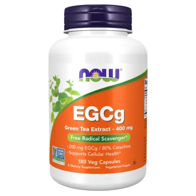 Экстракт зеленого чая EGCg 400 мг – 180 кап., EGCg Green Tea Extract 400mg - 180 vcaps
