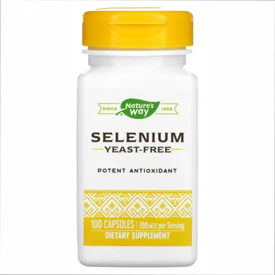 Селен, Selenium 200 mcg - 100 caps