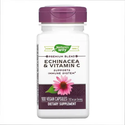 Эхинацея и Витамин С, Echinacea & Vitamin C - 100 vcaps