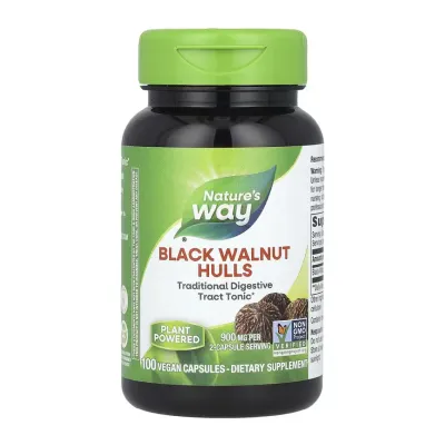 Чорний горіх, Black Walnut Hulls - 100 vcaps