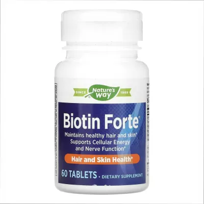 Біотин, Biotin Forte 5 mg - 60 tabs